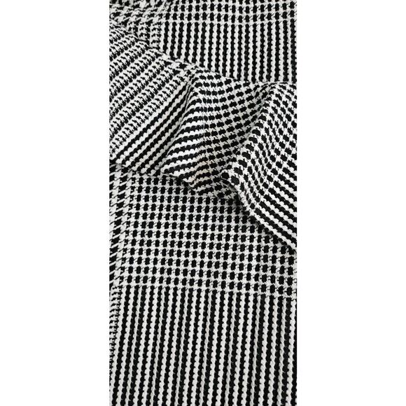 Anthropologie Dolan Left Coast Callan Ruffled Houndstooth Top Size M Sleeveless - Picture 4 of 7